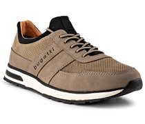 Schuhe Sneaker Leder taupe