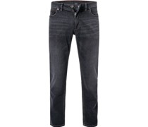 Jeans Modern Fit Baumwoll-Stretch anthrazit