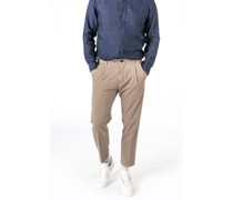 Hose Chino Loose Fit Baumwolle hell