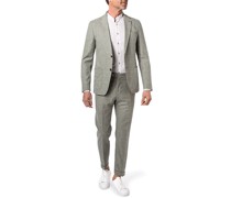 Anzug Slim Fit Baumwolle-Leinen mittel
