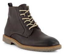 Schuhe Schnürboots Leder warmgefüttert