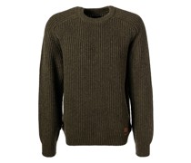Pullover Wolle dunkel meliert