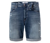 Jeansshorts Tapered Fit Baumwolle T400®