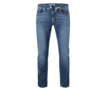 Jeans Antibes Slim Fit Baumwoll-Stretch dunkel