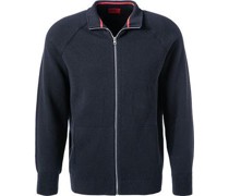 Strickjacke Wolle navy