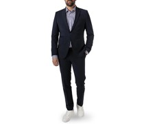 Anzug Tailored Fit Schurwolle dunkel