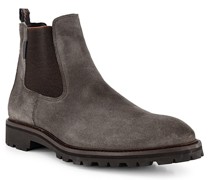 Schuhe Chelsea Boots Veloursleder taupe