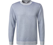 Pullover Merinowolle-Baumwolle hell