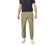 Cargohose Relaxed Fit Bio Baumwolle olive