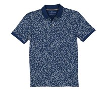 Polo-Shirt Baumwoll-Piqué nacht floral