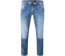 Jeans Slim Fit Baumwoll-Stretch 10 5oz mittel