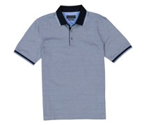 Polo-Shirt Baumwoll-Jersey  gemustert