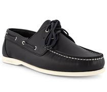Bootsschuhe Nubukleder gefettet navy