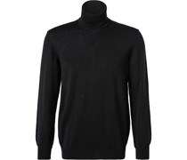 Rollkragenpullover Modern Fit Merinowolle