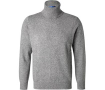 Rollkragenpullover Reines Kaschmir  meliert