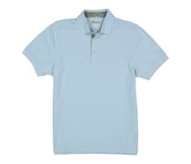 Polo-Shirt Baumwoll-Piqué pastelltürkis