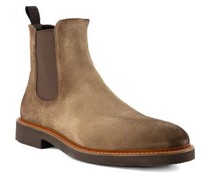 Schuhe Chelsea Boots Veloursleder fango