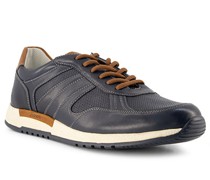 Schuhe Sneaker Leder indigo