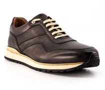 Schuhe Sneaker Leder ebony moka