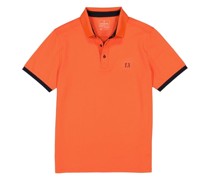 Polo-Shirt Modern Fit Baumwoll-Piqué korallrot