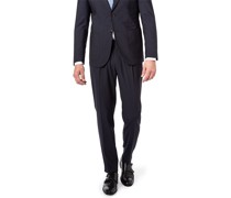 Hose Charlie Slim Fit Schurwoll-Stretch nacht
