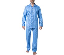 Schlafanzug Pyjama, Classic Fit, Baumwolle