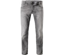 Jeans Spike Regular Fit Baumwoll-Stretch hell