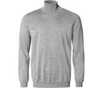 Rollkragenpullover, Standard Fit, Merinowolle Extrafein