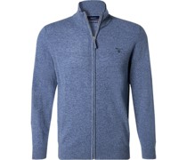 Cardigan Lammwolle hell