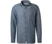 Hemd Reines Leinen jeans