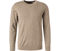 Pullover Wolle sand