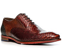 Schuhe Oxford Kalbleder rot