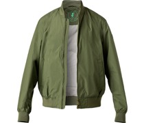 Jacke Blouson Mikrofaser wasserabweisend kaktus
