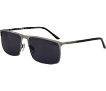 Brillen Sonnenbrille Metall silber