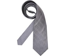 Krawatte Seide silber