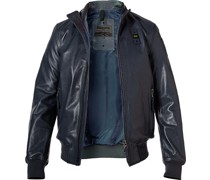 Jacke Lederblouson Ziegenleder dunkel