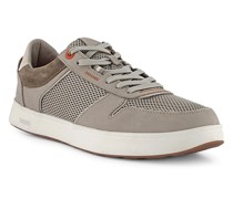 Schuhe Sneaker Leder-Mesh greige-sand