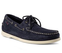 Bootsschuhe Veloursleder navy