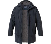 Jacke Mikrofaser wasserabweisend marine