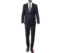 Anzug Herby-Blayr Slim Fit Woll-Stretch nacht