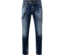Jeans 1980, Slim Fit, Baumwoll-Stretch