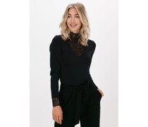 Minus Damen Tops & T-Shirts Vanessa V-cut Blouse - Schwarz