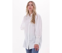 Y.a.s. Damen Blusen Yasklino Ls Long Shirt - Weiß