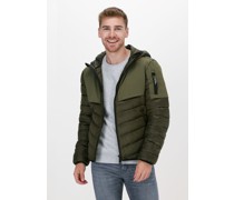 National Geographic Herren Jacken Hooded Jacket - Dunkelgrün