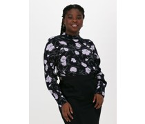 Msch Copenhagen Damen Tops & T-Shirts Lorina Morocco Ls Top - Schwarz