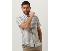 Selected Homme Herren Hemden Slhslimnew-linen Shirts Ss Classic W - Grün
