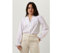 Neo Noir Damen Blusen Brielle Solid Shirt - Weiß