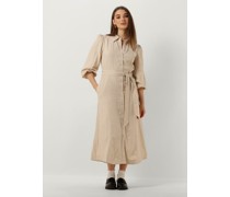 Y.a.s. Damen Kleider Yasflaxy 3/4 Linen Shirt Dress - Beige