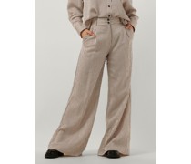 Access Damen Hosen Pants With Stripes - Sand