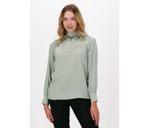 Knit-ted Damen Blusen Fien Top - Minze